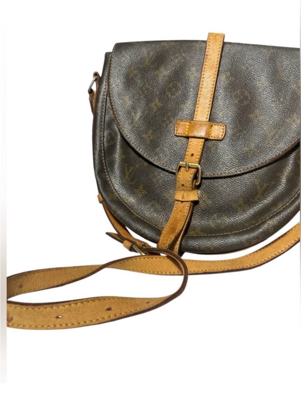 Louis Vuitton Monogram Canvas LV Chantilly GM Crossbody Bag Purse - Picture 3 of 10